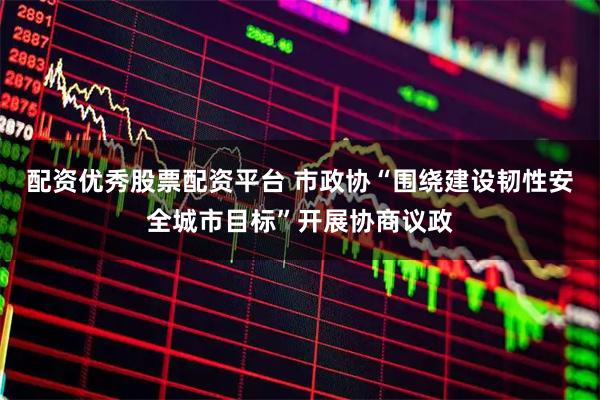 配资优秀股票配资平台 市政协“围绕建设韧性安全城市目标”开展协商议政