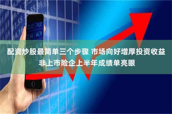 配资炒股最简单三个步骤 市场向好增厚投资收益 非上市险企上半年成绩单亮眼