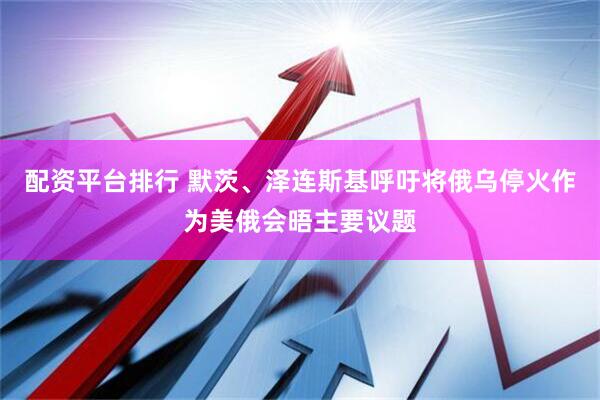 配资平台排行 默茨、泽连斯基呼吁将俄乌停火作为美俄会晤主要议题